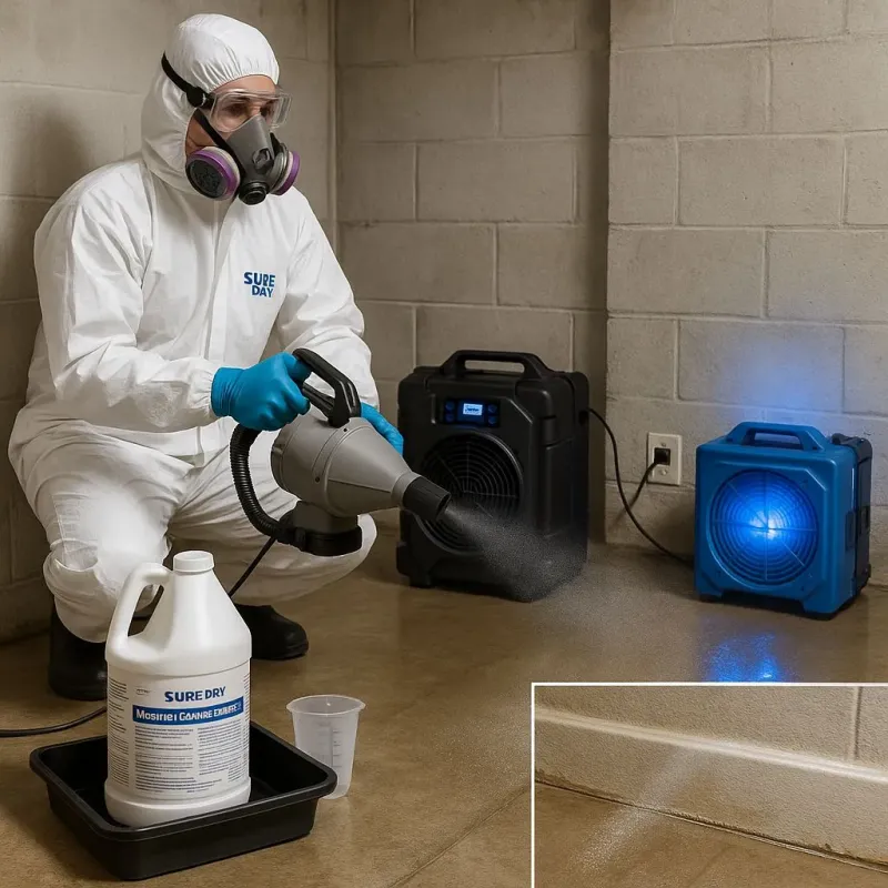 Sanitization and Odor Removal process in Franconia, VA