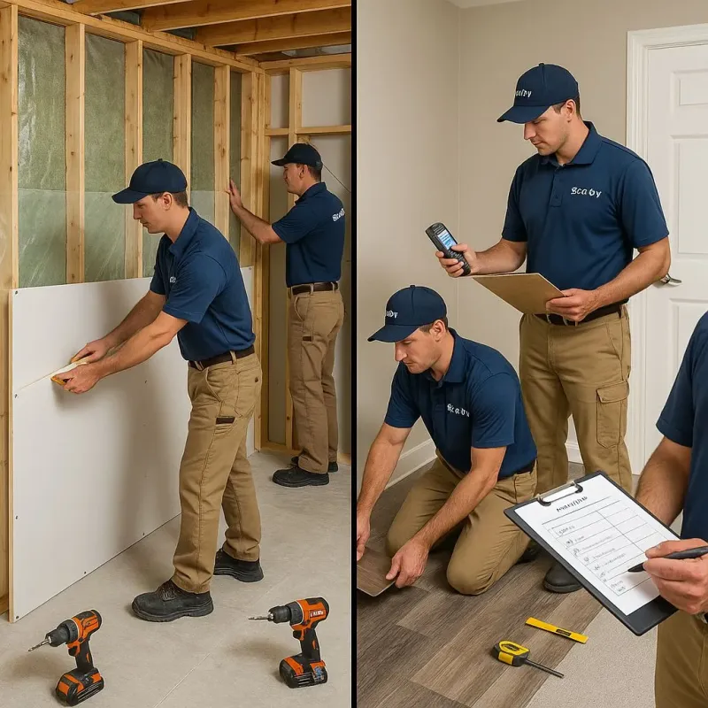 Repairs and Reconstruction process in Franconia, VA